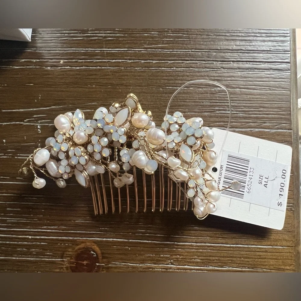 Anthropologie wedding hair comb